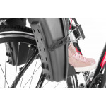 Detská sedačka Elibas pod sedlo - tmavosivá